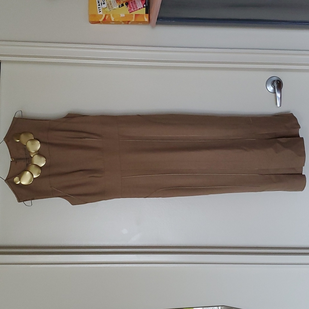 Wool/cashmere beige dress
